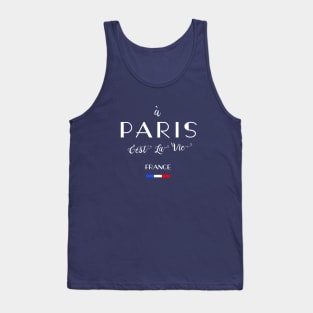 À Paris, C'est La Vie France Tank Top